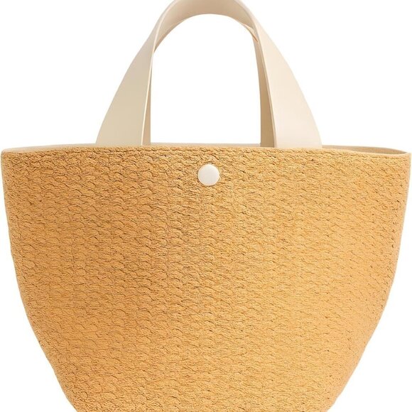 Handbags - Women Handbag Rattan Straw Tote Eco-Friendly Summer Beach Bag
